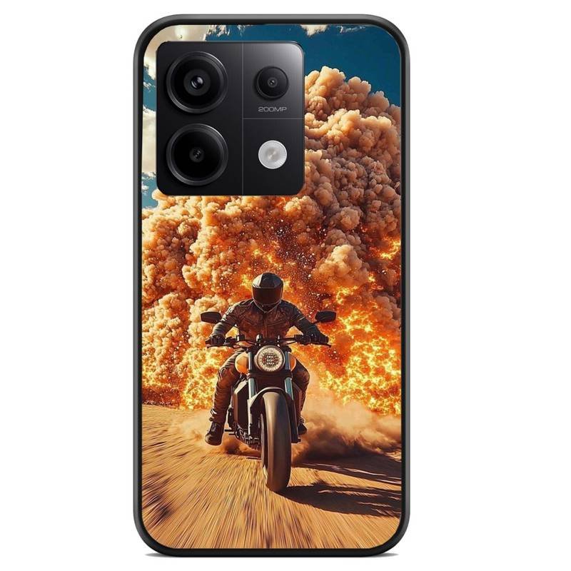 Rider on Fire θήκη κινητού 920134 με σχέδιο πολύχρωμη (Redmi Note 14s)