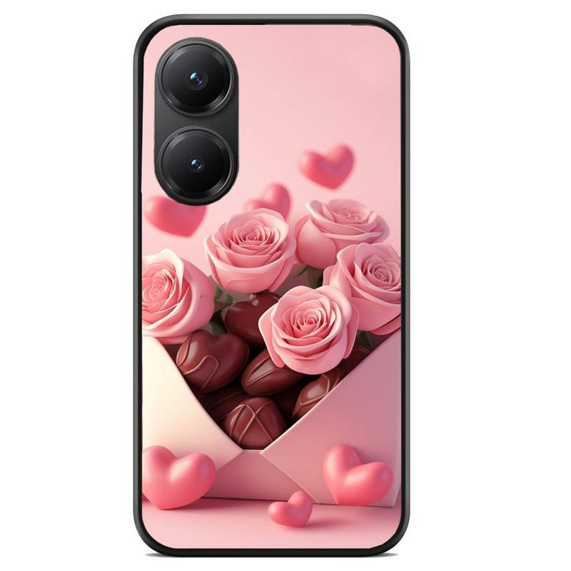 Pink Roses θήκη κινητού 920137 με σχέδιο πολύχρωμη (Redmi A5)