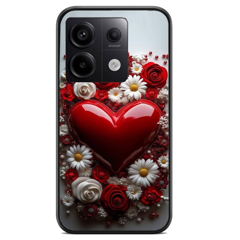 Flower Heart θήκη κινητού 920138 με σχέδιο πολύχρωμη (Redmi Note 14s)