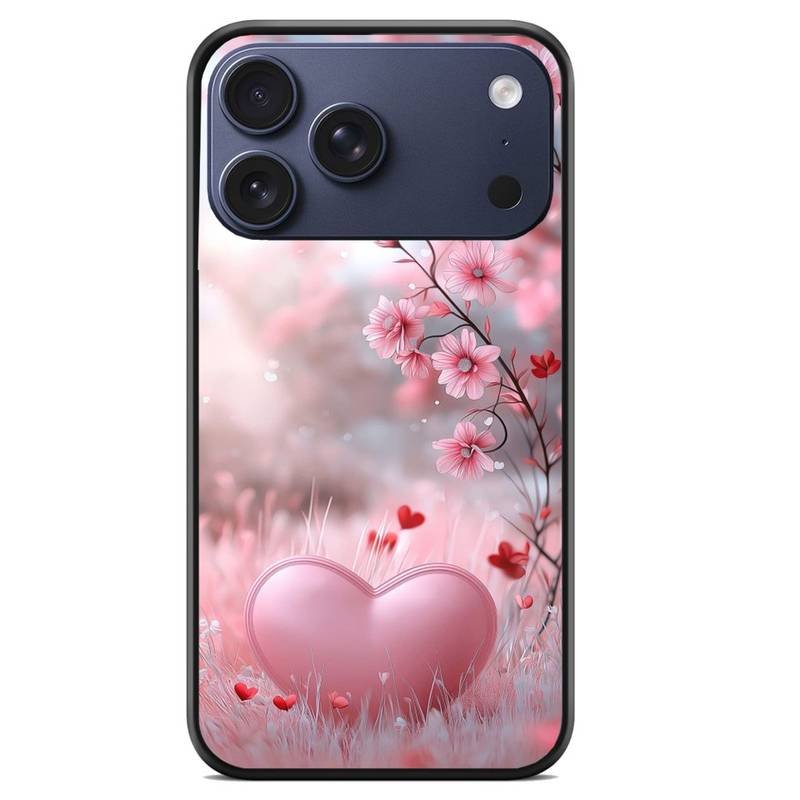 Pink Heart θήκη κινητού 920144 με σχέδιο πολύχρωμη (iPhone 17 Pro Max)