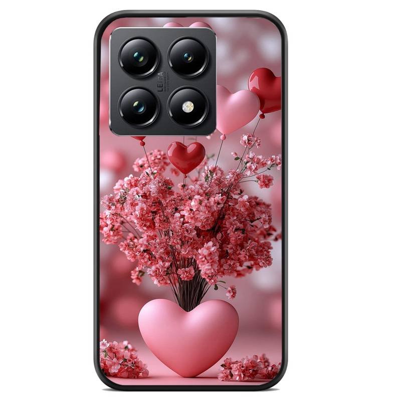 Flower Hearts θήκη κινητού 920151 με σχέδιο πολύχρωμη (Mi 14T)