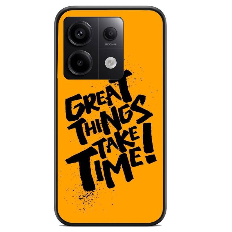 Great Things Take Time θήκη κινητού 920160 με σχέδιο πολύχρωμη (Redmi Note 14s)