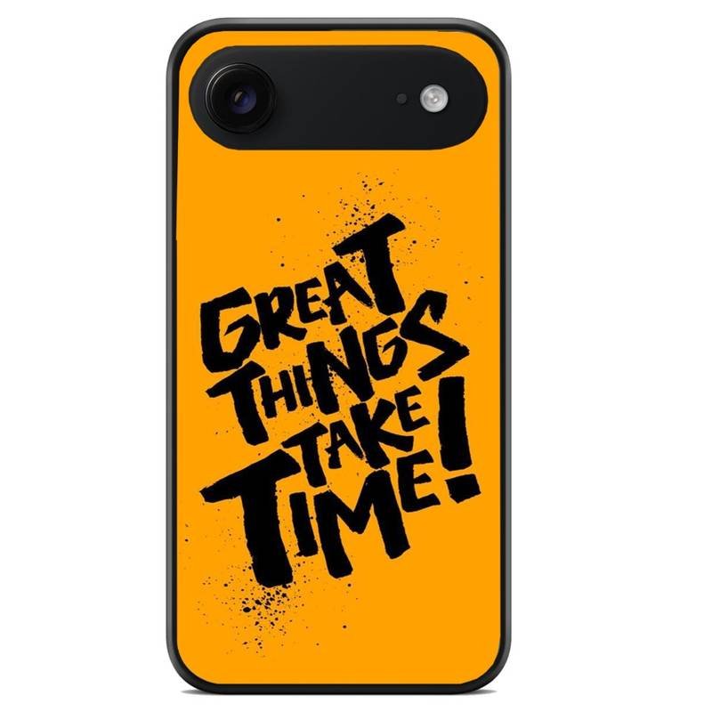 Great Things Take Time θήκη κινητού 920160 με σχέδιο πολύχρωμη (iPhone 17 Air)