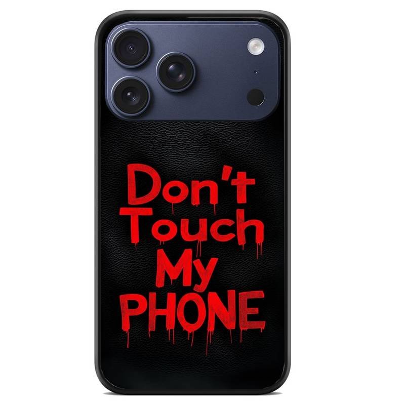 Don't Touch My Phone θήκη κινητού 920185 με σχέδιο πολύχρωμη (iPhone 17 Pro Max)