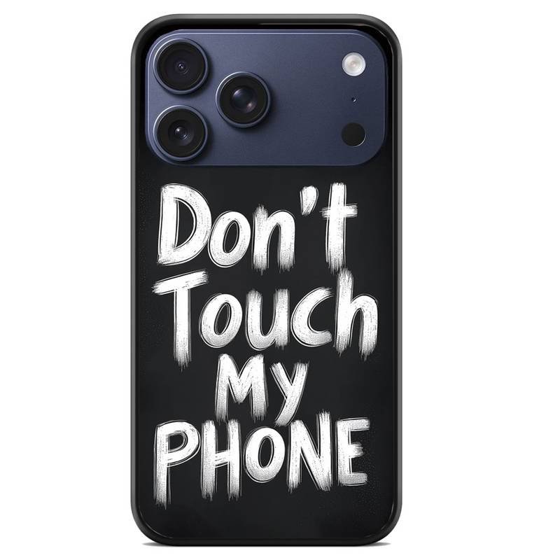 Don't Touch My Phone θήκη κινητού 920187 με σχέδιο πολύχρωμη (iPhone 17 Pro Max)