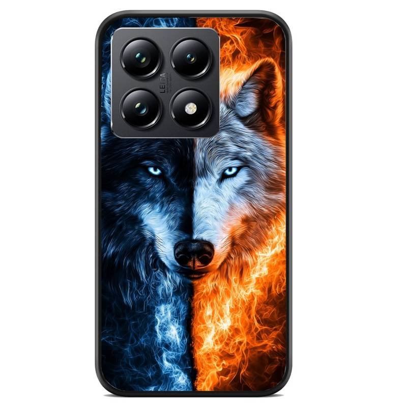 Wolf θήκη κινητού 920188 με σχέδιο πολύχρωμη (Mi 14T)