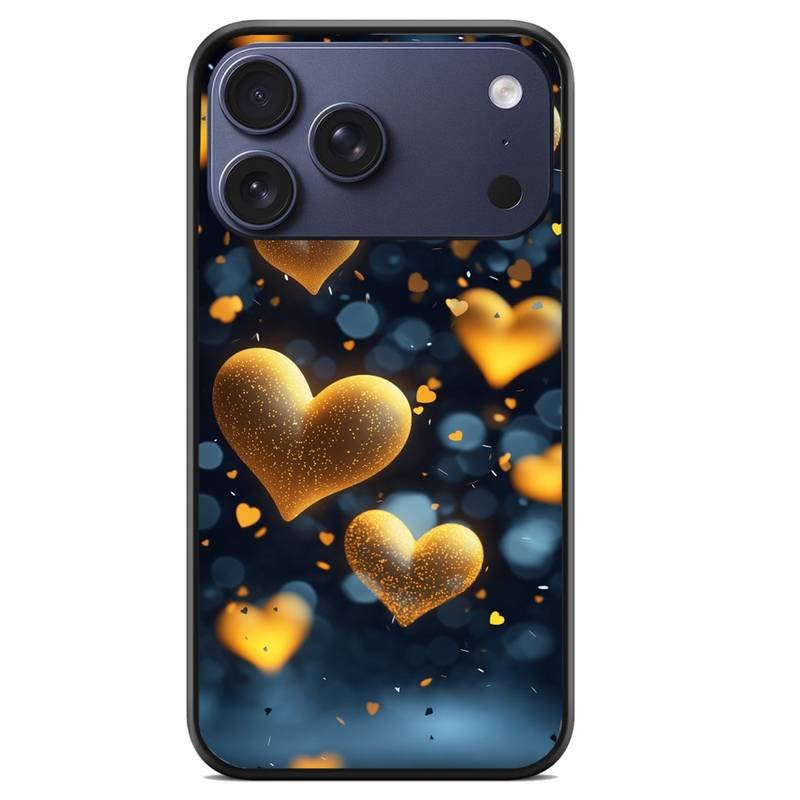 Yellow Hearts θήκη κινητού 920189 με σχέδιο πολύχρωμη (iPhone 17 Pro Max)
