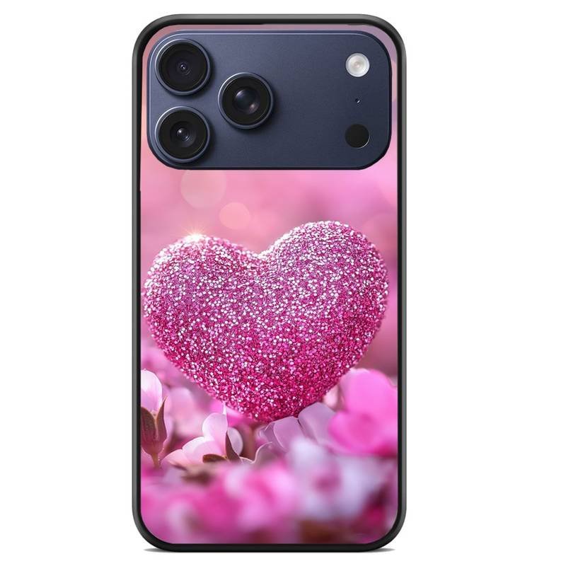 Pink Heart θήκη κινητού 920168 με σχέδιο πολύχρωμη (iPhone 17 Pro Max)