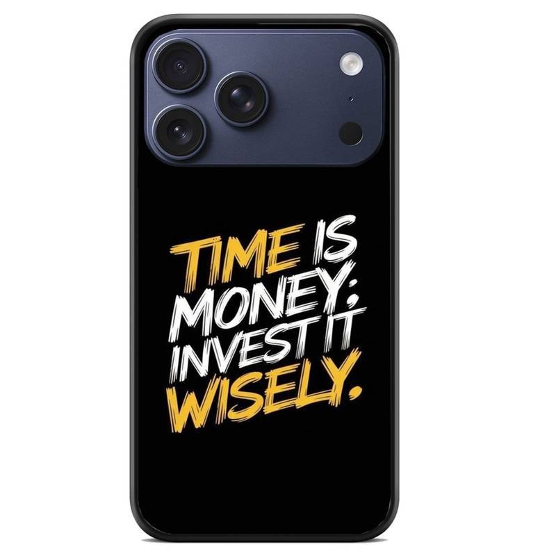 Time is Money θήκη κινητού 920212 με σχέδιο πολύχρωμη (iPhone 17 Pro Max)