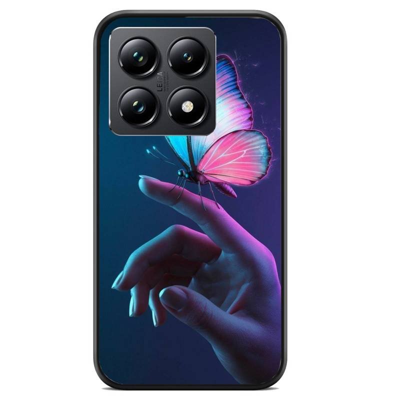 Butterfly θήκη κινητού 920217 με σχέδιο πολύχρωμη (Mi 14T)
