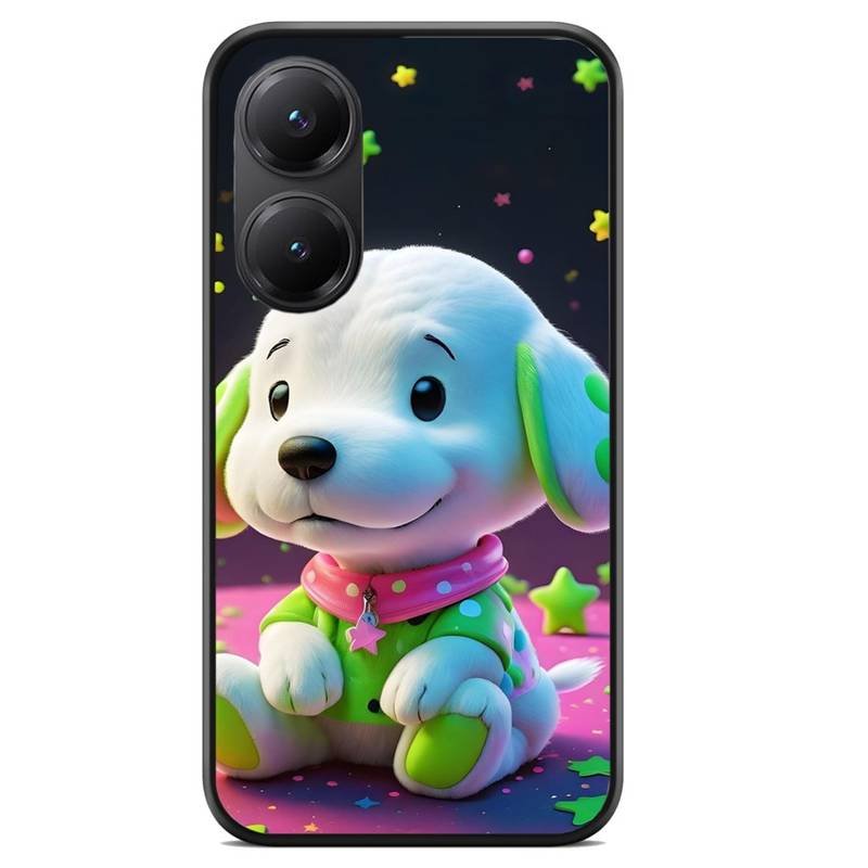 Cute Dog θήκη κινητού 920220 με σχέδιο πολύχρωμη (Redmi A5)