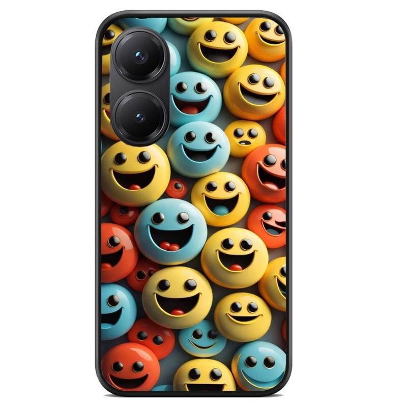 Smiley Faces θήκη κινητού 920225 με σχέδιο πολύχρωμη (Redmi A5)