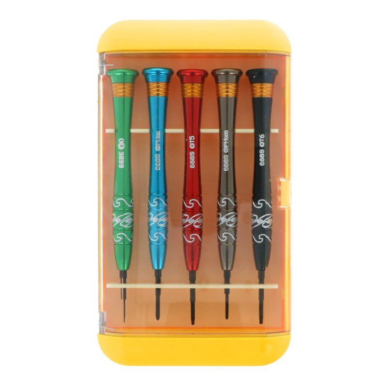 BST-668S Screwdrivers Set 5 In 1(T5/T6/PH00/PH000/0.8) for iPhone 6 6+ 5 5S 4