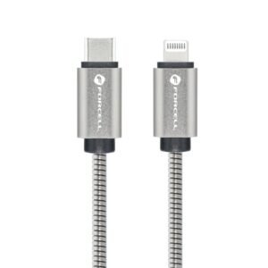 FORCELL F-ENERGY Metal C238 cable Type C to Lightning PD 3A 27W 1 m silver