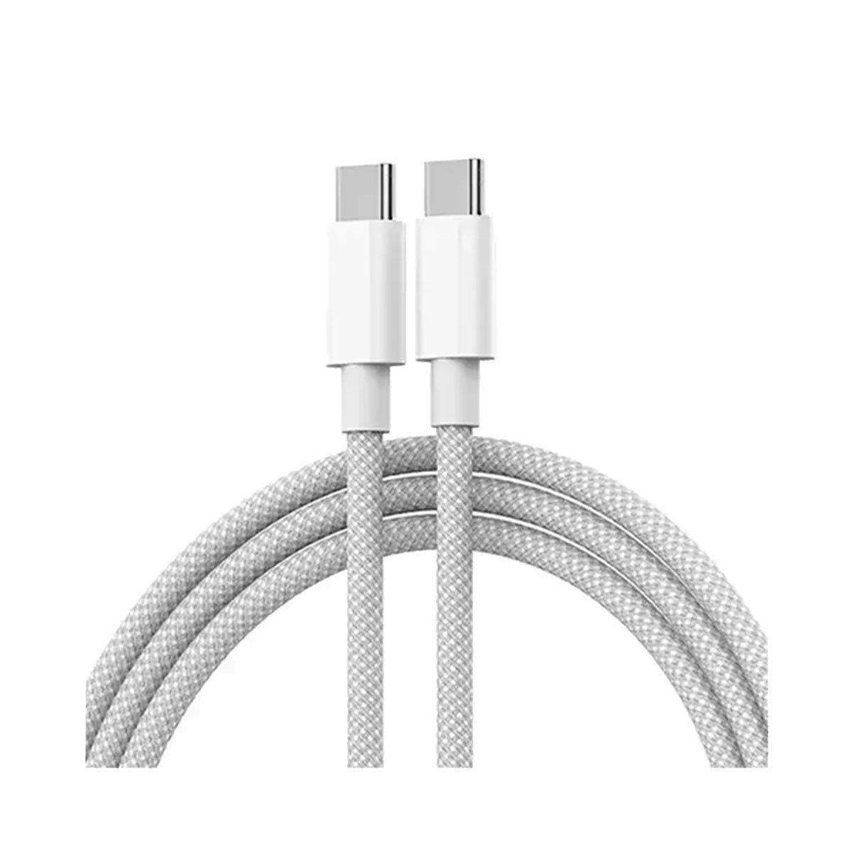 APPLE USB-C to USB-C 60W Woven Charge Cable, White (1m) (retail packaging)