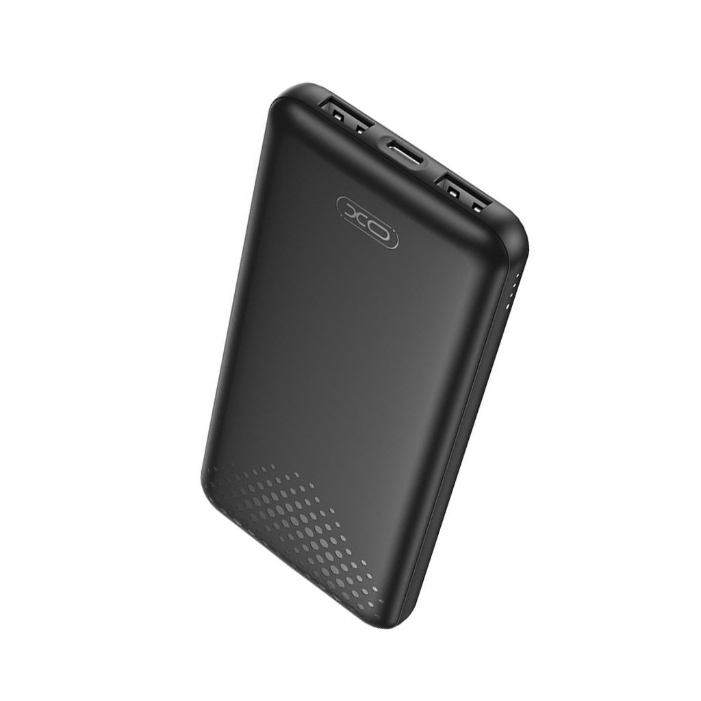 XO Power Bank 10000mAh, LED indicator, black - PB312