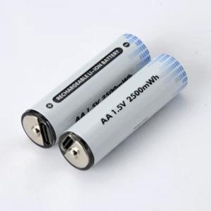 Επαναφορτιζόμενες μπαταρίες λιθίου ΑΑ 1.5V με USB-C