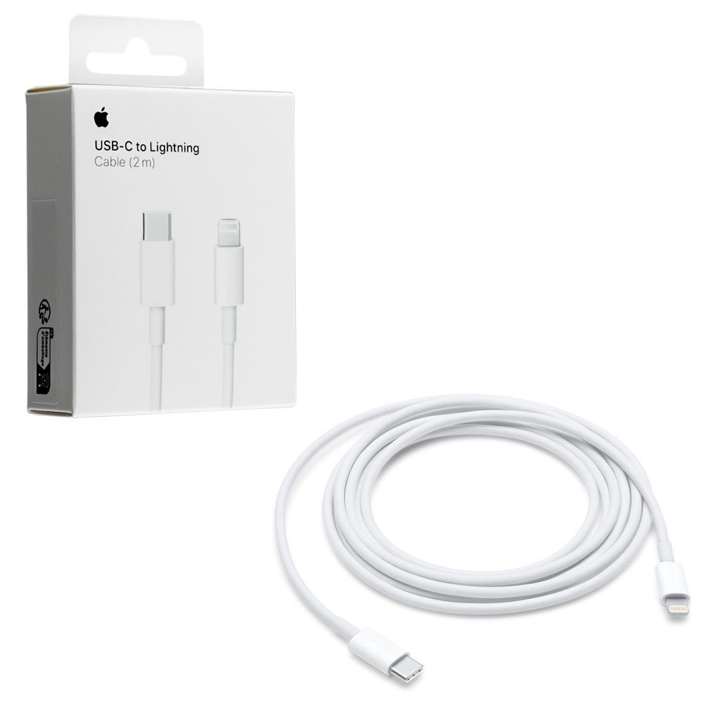 Apple USB-C to Lightning Cable 18W Λευκό 2m (MQGH2ZM/A)