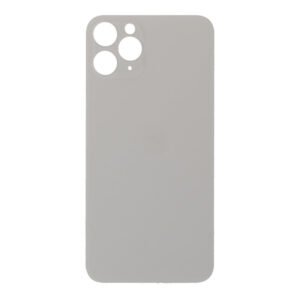 Apple iPhone 11 Pro - Battery Door with Adhesive Large Hole Version White With Logo OEM