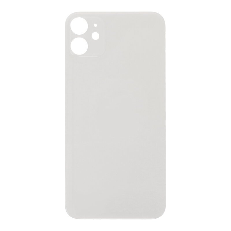 Apple iPhone 11 - Battery Door with Adhesive Large Hole Version White With Logo OEM
