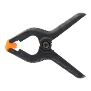 Plastic Clip Fixture LCD Screen Fastening Clamp Black 2Inch 6.8*5.2cm