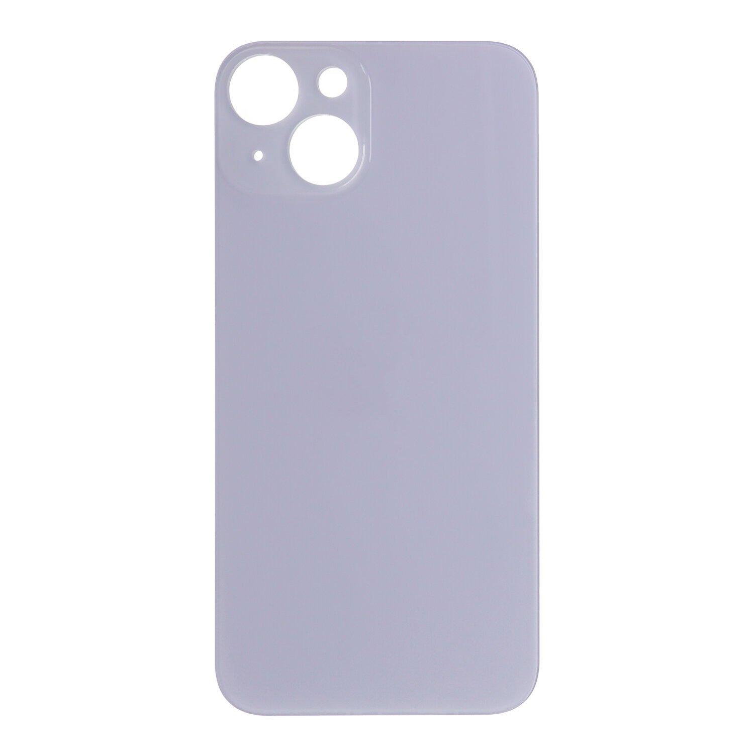 Apple iPhone 14 - Battery Door with Adhesive Large Hole Purple With Logo OEM