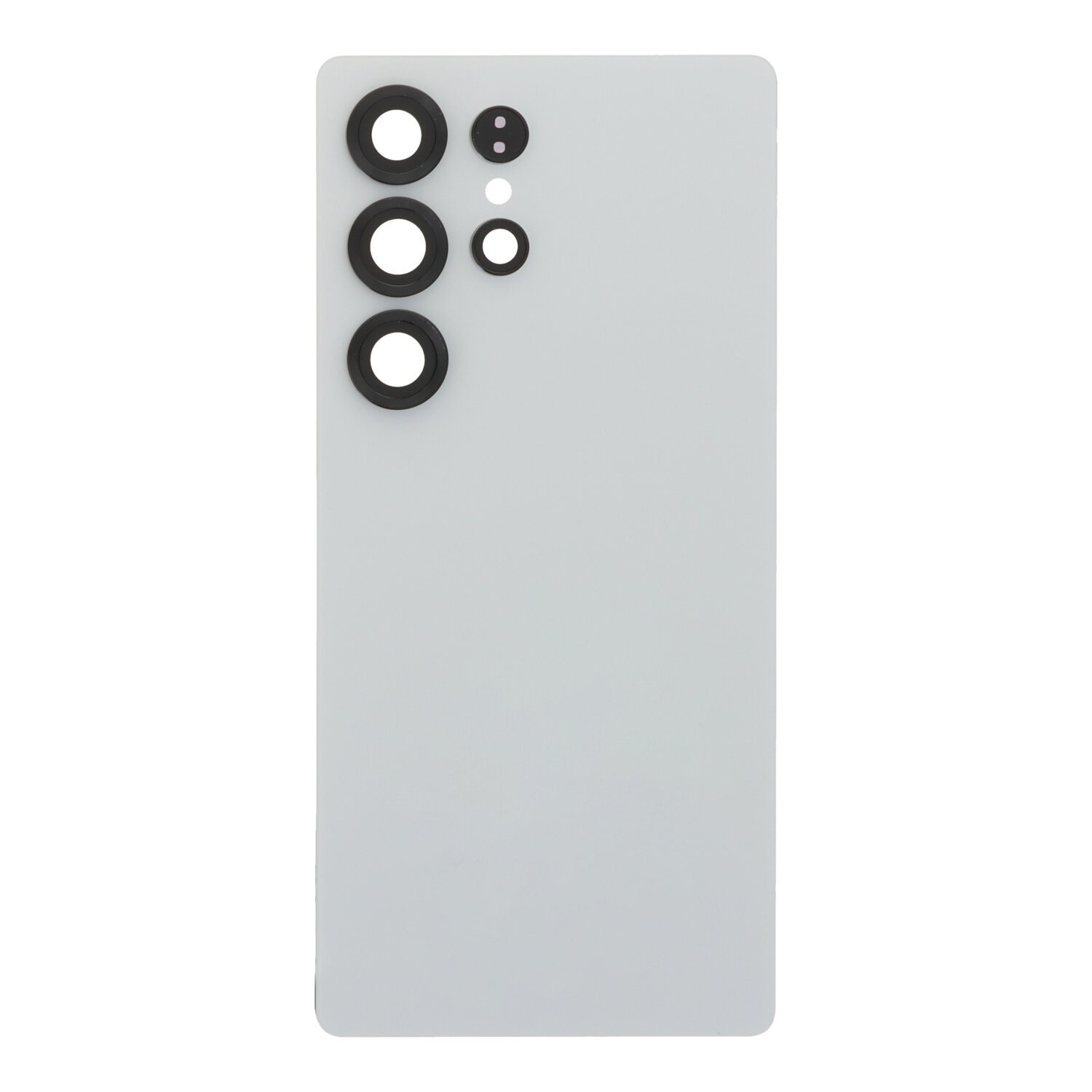 Samsung Galaxy S25 Ultra - Battery Door + Battery Door Adhesive + Back Camera Lens and Bezel Titanium Silver OEM