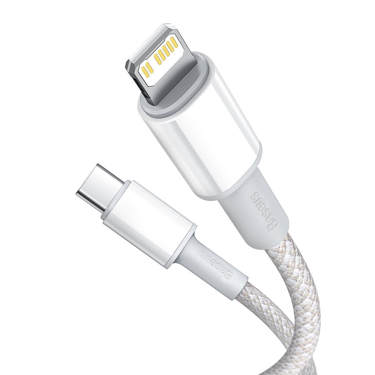 BASEUS Cable Type-C - Lightning, 2m, 20W, High Density Braided, CATLGD-A02 /white/