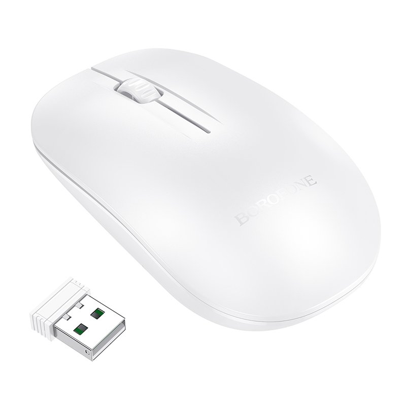 Borofone Computer mouse BG14 Planet wireless white