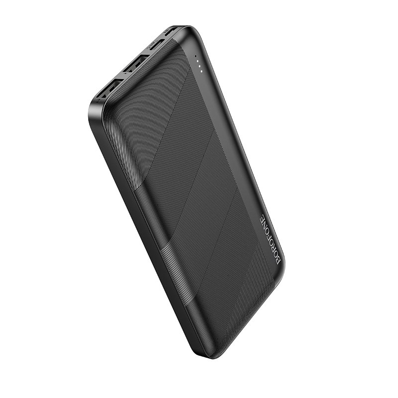 Borofone Power Bank 10000mAh BJ27 Pindar – 2xUSB – μαύρο