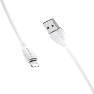 Borofone Cable BX19 Benefit – USB to Lightning – 2,4A 1 μέτρο λευκό