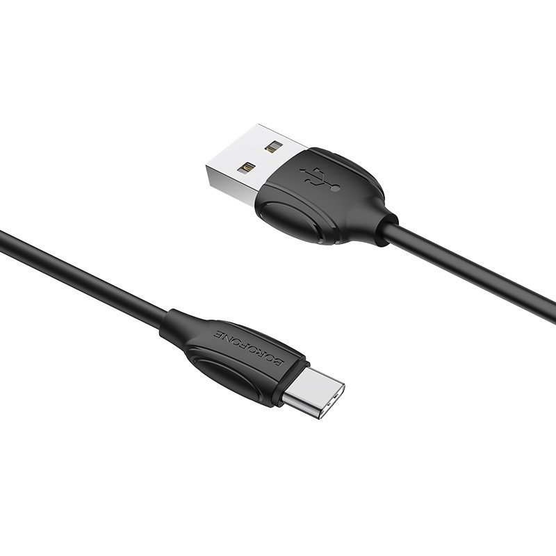 Borofone Cable BX19 Benefit – USB to Type C – 3A 1 μέτρο μαύρο
