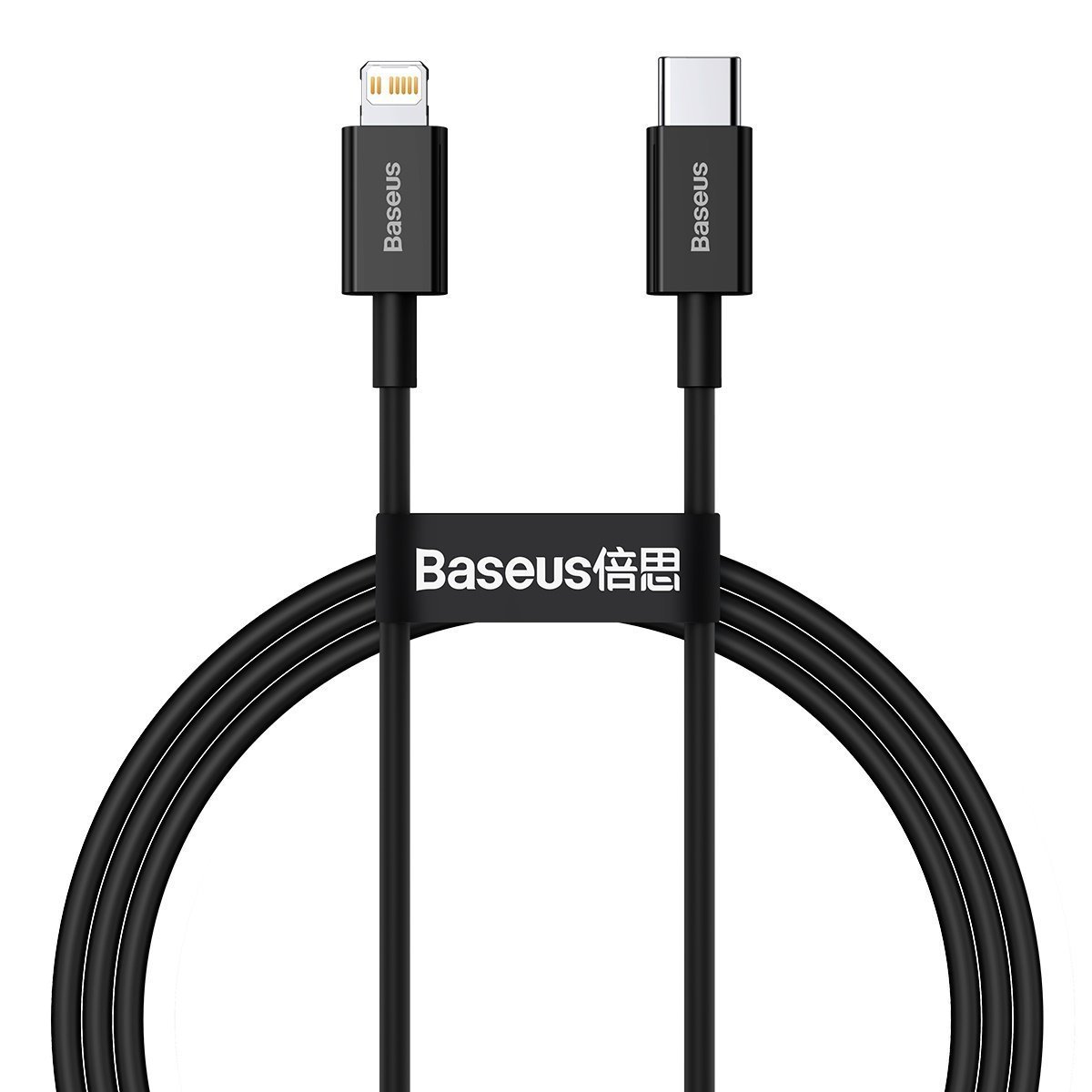 BASEUS Cable Type-C - Lightning, 1m, 20W, Superior (black) - CATLYS-A01