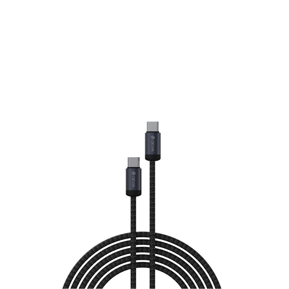 Devia cable Gracious EC646 PD USB-C - USB-C 1m 60W 3A black