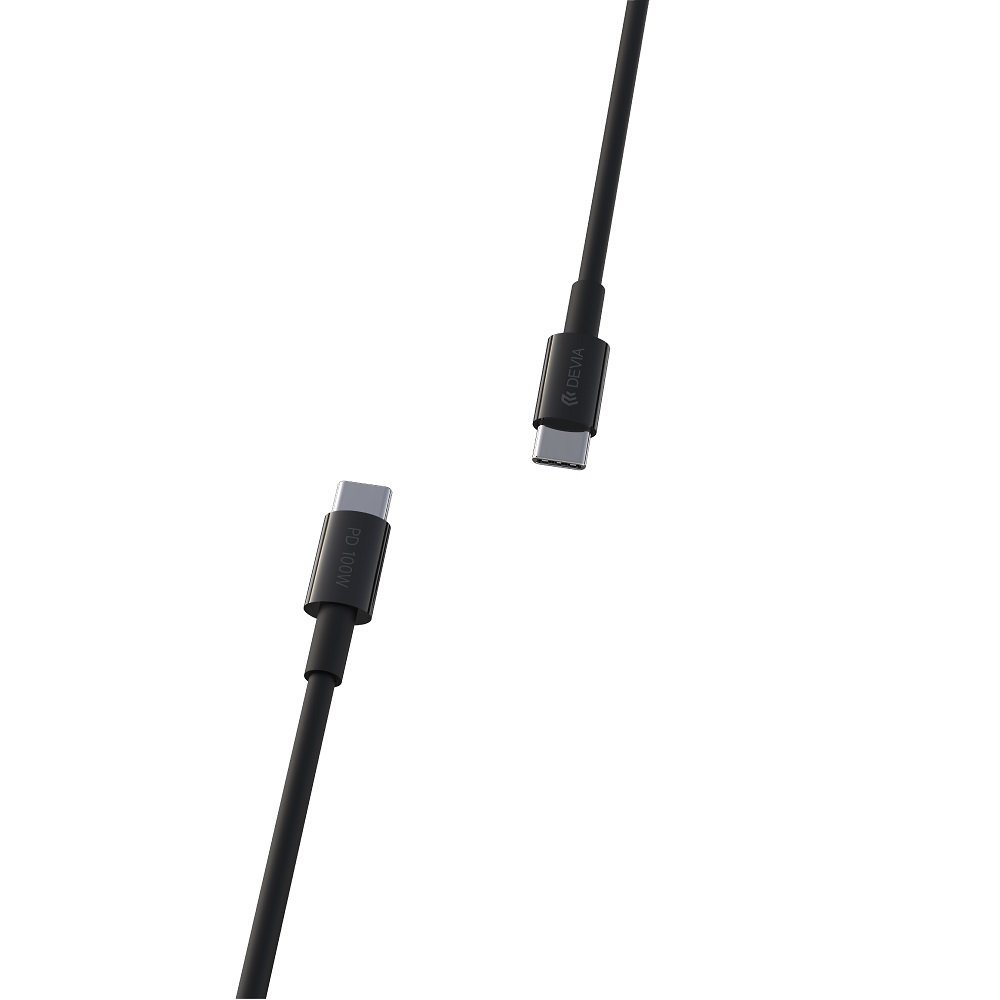 Devia cable Smart EC317 PD USB-C - USB-C 1,5m 100W 5A black