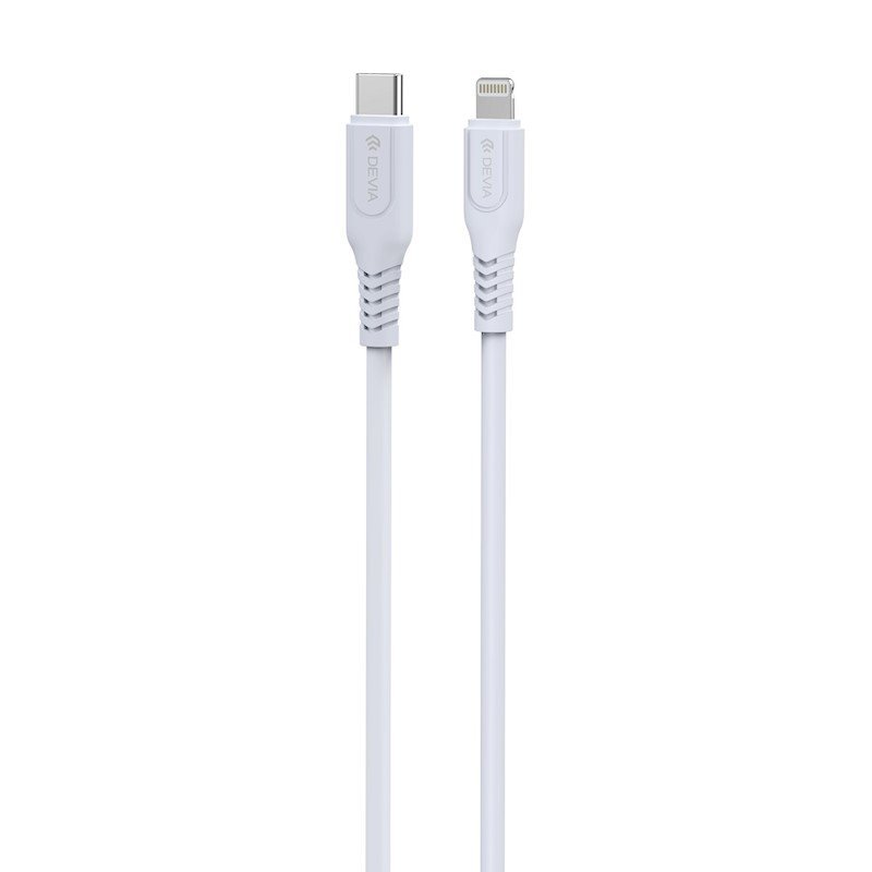 Devia καλώδιο GRS EC635 PD USB-C – Lightning 1m 27W 3A λευκό