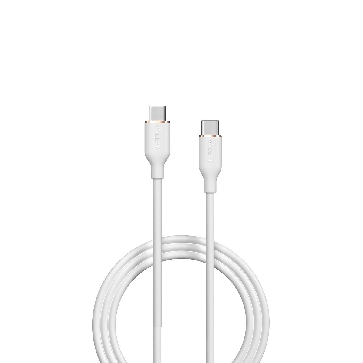 Devia cable Jelly EC632 USB-C – USB-C 1,2m 60W 3A white