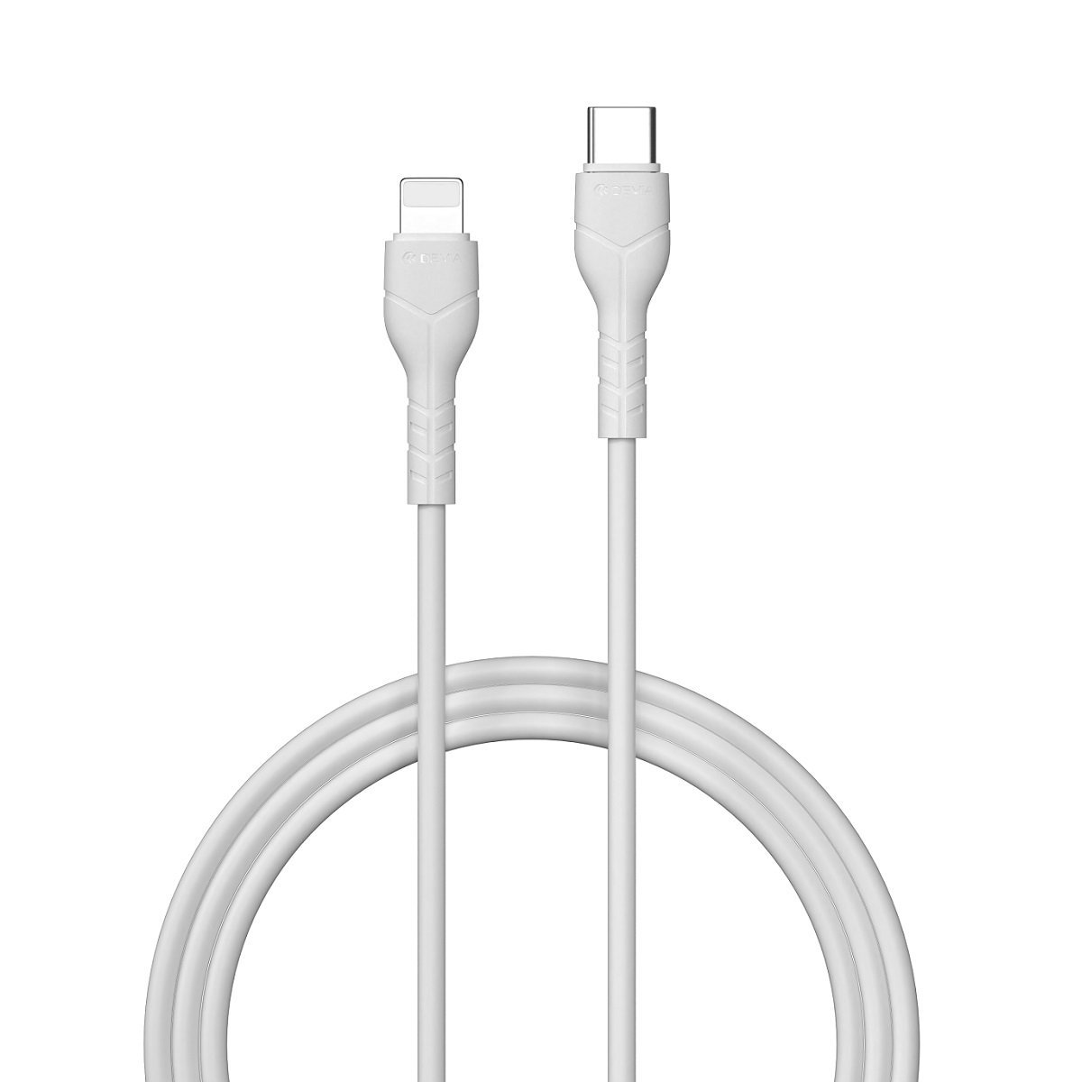 Devia καλώδιο Kintone EC150 USB-C – Lightning 1m 3A 27W λευκό