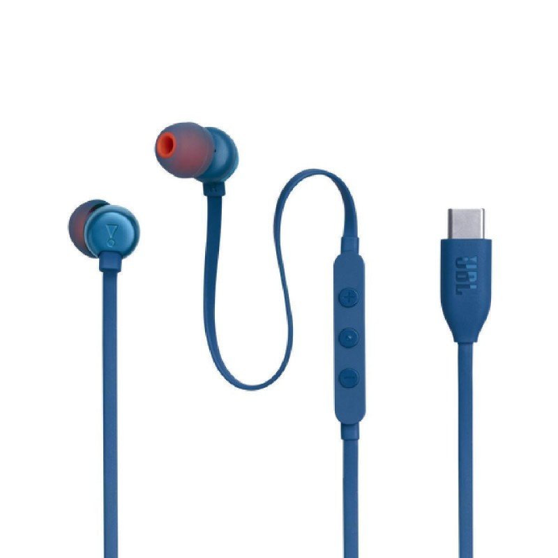 JBL Tune 310C In-Ear USB-C Headphones Blue