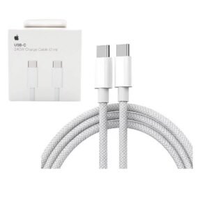 Apple Cable USB-C male - USB-C 240W Λευκό 2m (MU2G3ZM/A)