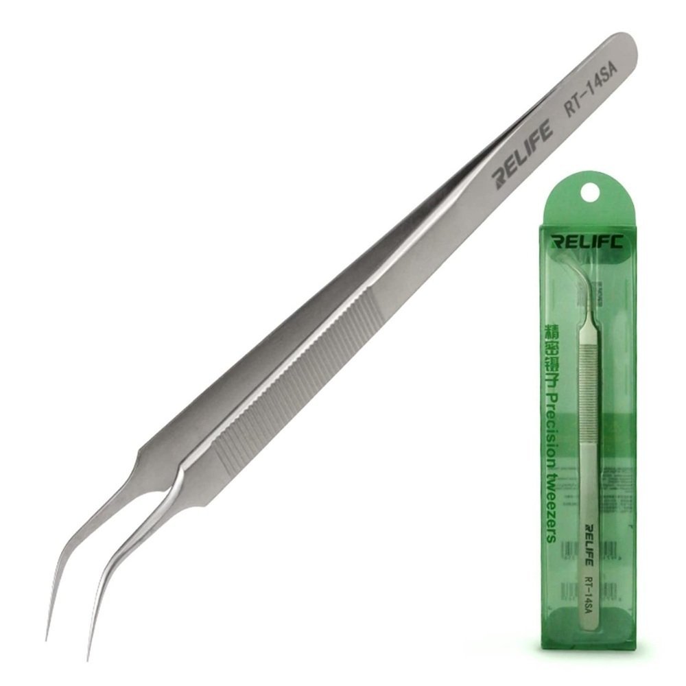 RELIFE RT-14SA Curved Tweezers