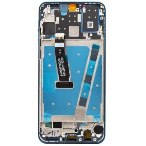 Huawei P30 Lite (for 48MP photo) - LCD Display + Touch Unit + Front Cover Blue (OEM)
