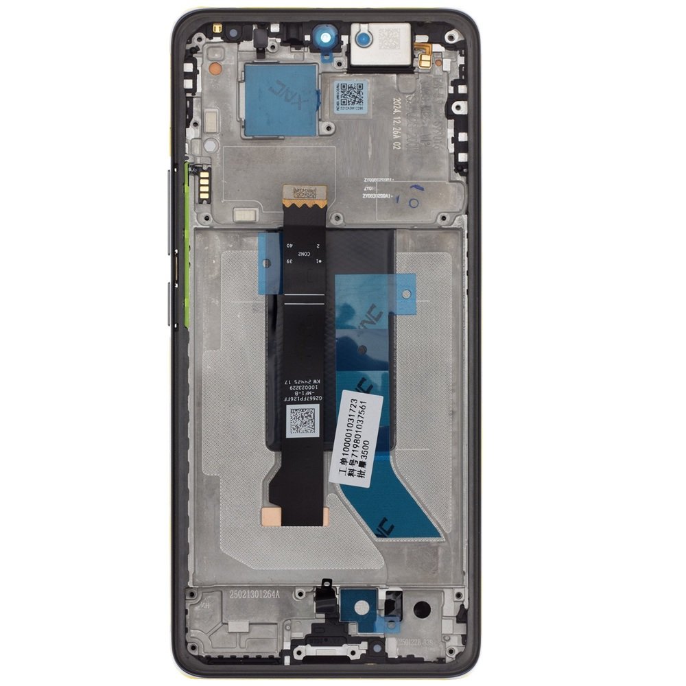 Xiaomi Redmi Note 14 Pro 5G - LCD Display + Touch Unit + Front Cover Black (Service Pack)