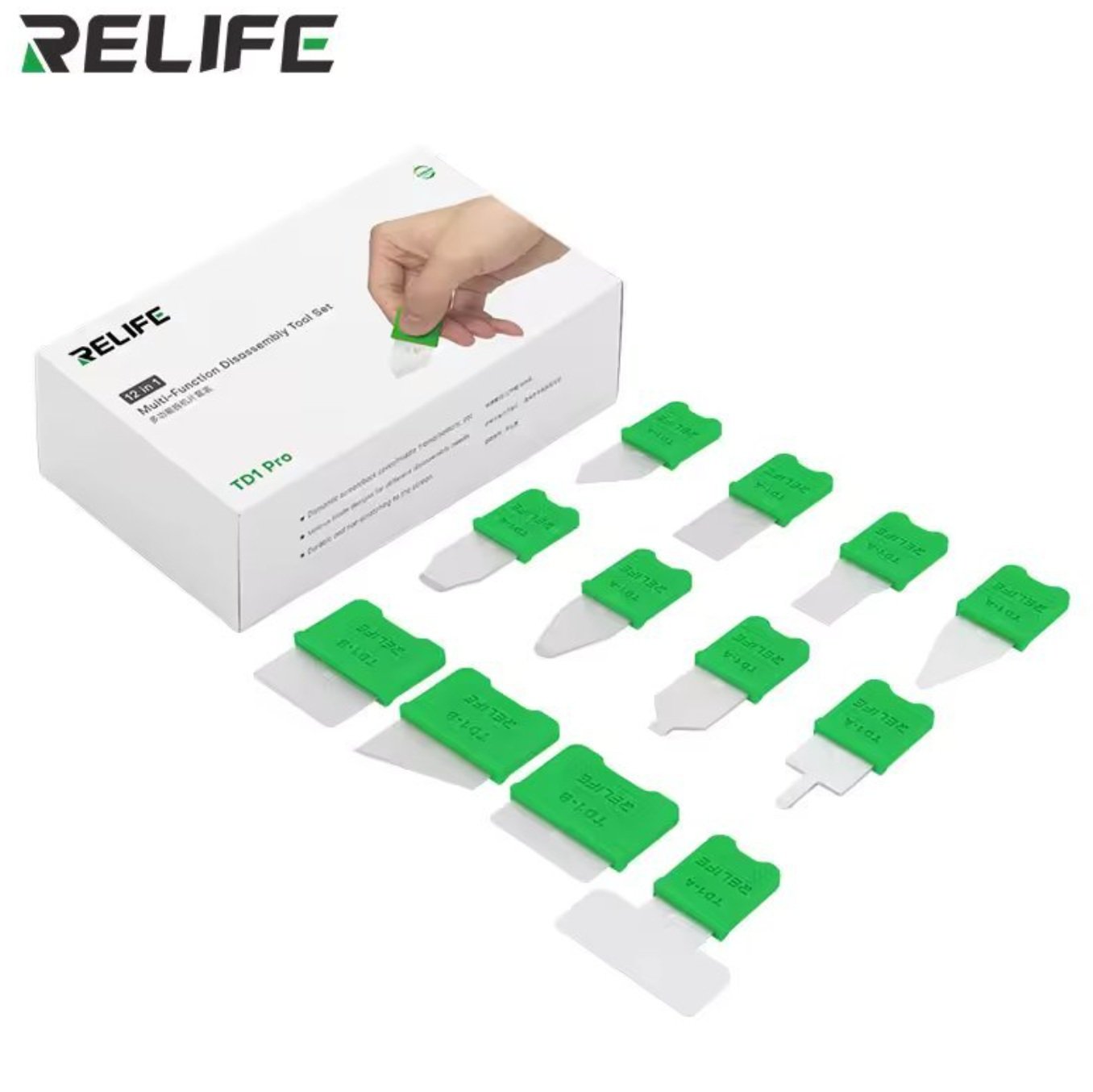 RELIFE TD1 Pro 12 in 1 Multifunctional Disassembly Tool Set