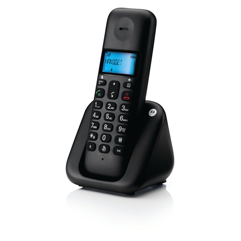 Motorola T301 Black (Ελληνικό Μενού) Ασύρματο τηλέφωνο με ανοιχτή ακρόαση