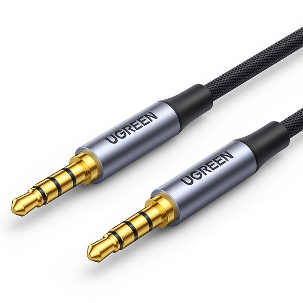 UGREEN Audio cable 2xAUX 3.5mm mini jack TRRS 1m black - AV183 / 10648