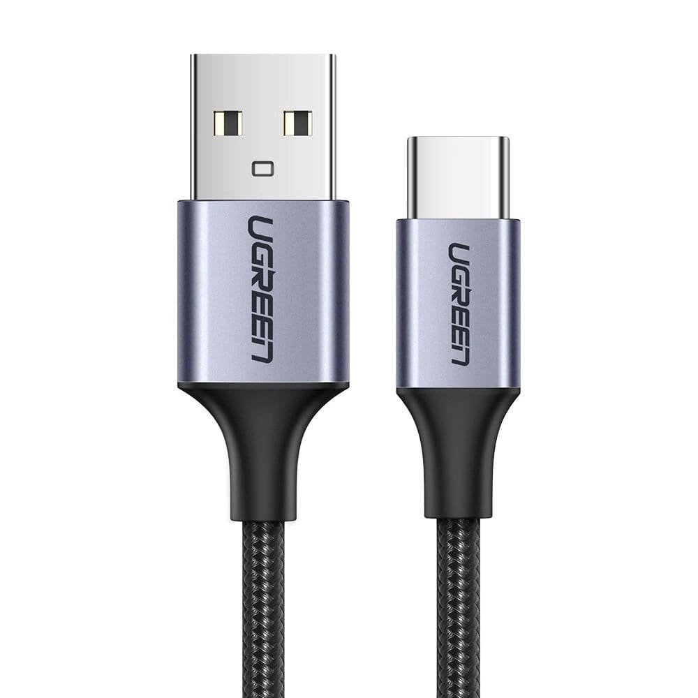 UGREEN Cable USB-A to USB-C, 0.25m, 3A, Nickel plating black - US288 / 60124