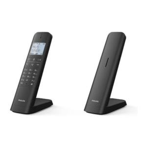 Philips M4701B/GRS Μαύρο Ασύρματο τηλέφωνο με φωτιζόμενη οθόνη