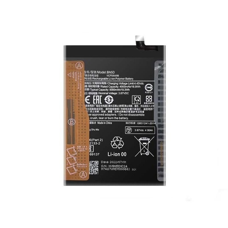 Xiaomi Redmi Note 11 / Redmi Note 11s / Poco M4 Pro 4G - BN5D Battery 5000mAh Original (Service Pack)