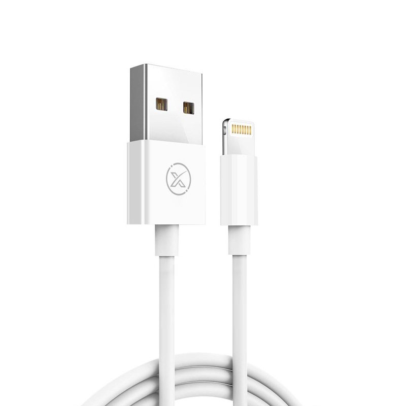 XO Cable USB-A – Lightning, 1m, 2.4A, NB47 white